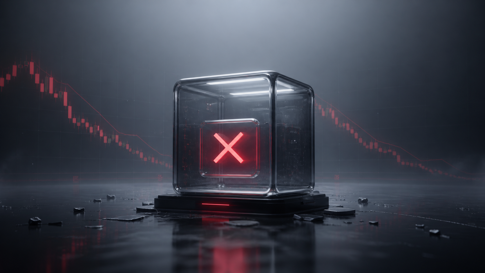 Crypto coins with a closed badge